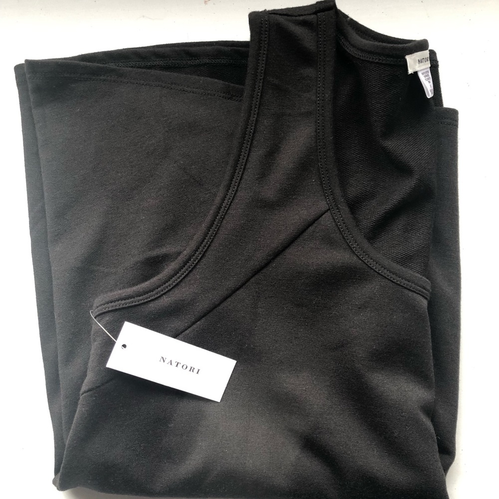 DONATED NWT Natori black tank M